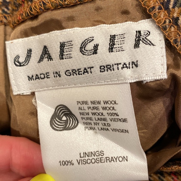 90s Wool houndstooth pencil skirt‎ - Picture 6 of 7